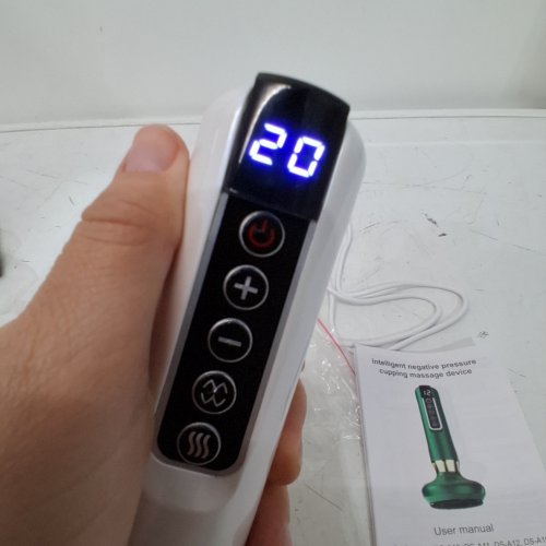 INTELLIGENT NEGATIVE PRESSURE CUPPING MASSAGE INSTRUMENT - WHITE- (MODEL: DS-A12) image 2