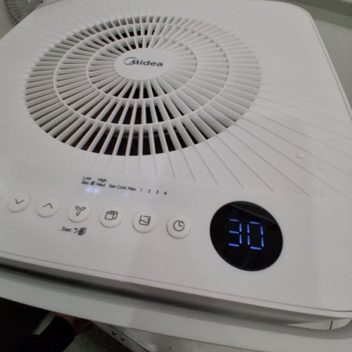 MIDEA CUBE 50 PINT SMART WIFI DEHUMIDIFIER - 4,500 SQ. FT - WHITE (MODEL: MAD50S1QWT-A) image 2