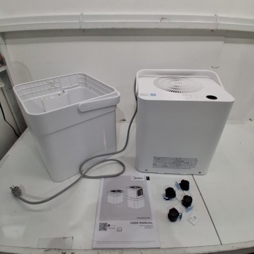 MIDEA CUBE 50 PINT SMART WIFI DEHUMIDIFIER - 4,500 SQ. FT - WHITE (MODEL: MAD50S1QWT-A) image 4