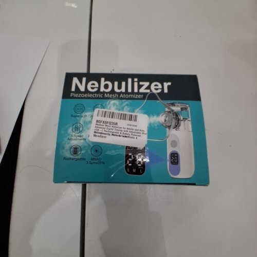 PORTABLE NEBULIZER PIEZOELECTRIC MESH ATOMIZER WITH DIGITAL DISPLAY image 3