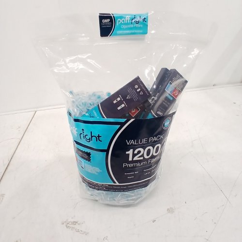 1200PK PAFF RIGHT PREMIUM CIGARETTE FILTERS VALUE PACK - REGULAR - BLUE image 2