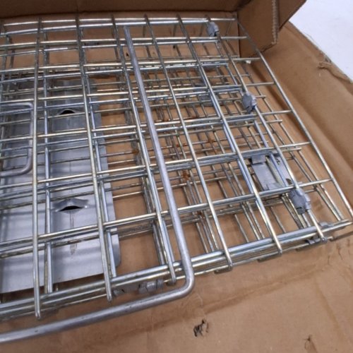 HUMANE ANIMAL TRAP - GALVANIZED IRON - 24" X 8" X 8" - SILVER (MODEL: LB-18) image 3
