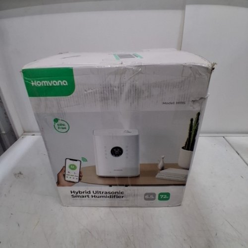 HOMVANA ULTRASONIC WARM & COOL MIST HYYBRID SMART HUMIDIFIER WITH WIFI APP CONNECTION & AROMA TRAY - 6.5L / 861SQ.FT COVERAGE - WHITE/BLACK (MODEL: H111S) image 8
