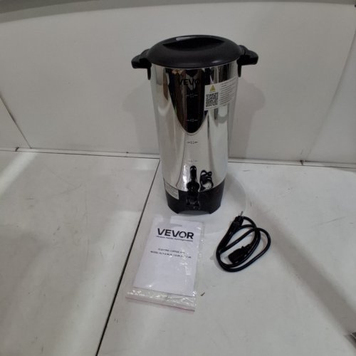 COMMERCIAL COFFEE URN DISPENSER/ELECTRIC BOILER FOR FAST BREW - 7.4L - 50 CUPS - STAINLESS STEEL/BLACK (MODEL: KLY-7.4K) image 4