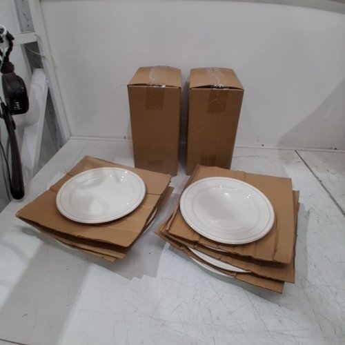 16PC OVER&BACK DINNERWARE SET -ASSORTED SIZE - IVORY (MODEL: 1901777) image 2