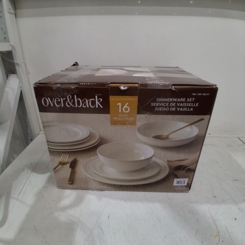 16PC OVER&BACK DINNERWARE SET -ASSORTED SIZE - IVORY (MODEL: 1901777) image 7