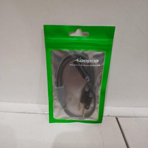 KOOPAO 3.5 MM AUDIO SPLITTER CABLES - BLACK image 2