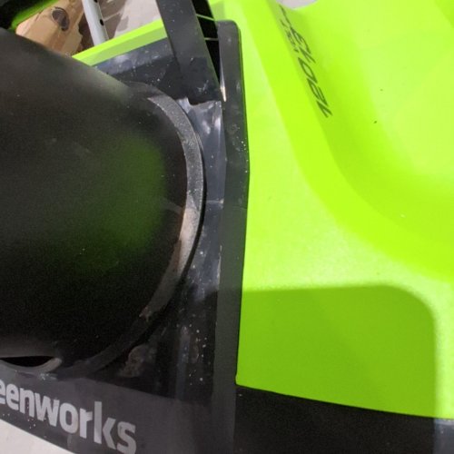 GREENWORKS CORDED ELECTRIC SNOW BLOWER THROWER WITH 180° ADJUSTABLE CHUTE - 13AMP - 20” PATH - GREEN (MODEL: GWSN20130) image 4