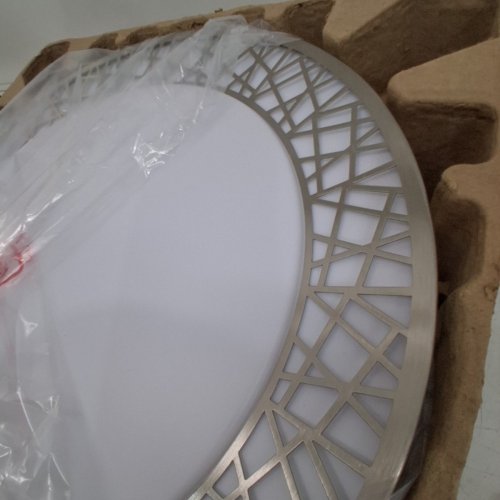 LIGHTANIA FLUSH MOUNT CEILING LIGHT-18" - 35W 3500 LM 2700-6500K -SILVER (MODEL:LXD02-L18-MB) image 4