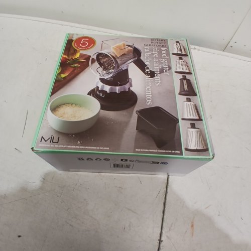 MIU ROTARY FOOD GRATER WITH ATTACHMENTS - BLACK/SILVER (MODEL : 1796155) image 6
