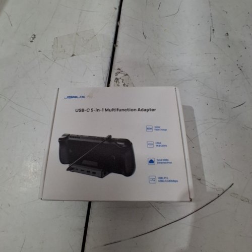 JSAUX USB-C 5-IN-1 MULTIFUNCTION ADAPTER - BLACK AND GRAY image 5