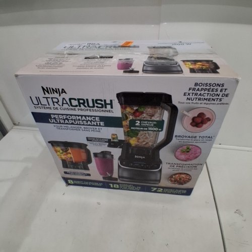 NINJA NUTRI NINJA DUO BLENDER WITH AUTO-IQ - 72OZ BLENDER JUG/24OZ SMOOTHIE CUP - BLACK (MODEL#: BL641C) image 6