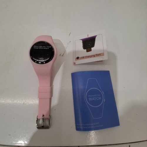 DIGITAL SMART WATCH FOR FITNESS/ACTIVITY WITH PEDOMETER FOR ANDROID/IPHONE - PINK image 2