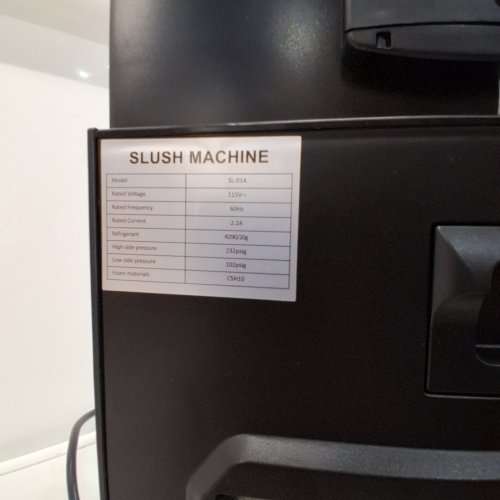 YODOHOSA SLUSH MACHINE - 64OZ - BLACK (MODEL: SL-01A) image 10