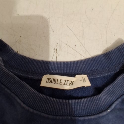 WOMEN'S DOUBLE ZERO CROPPED PULL OVER SWEATER - LARGE - NAVY BLUE (STYLE : DZ26C968) image 3