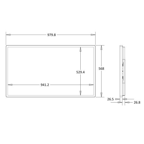 LENOVO INSTORE SCREEN INFLEX430 TOUCHSCREEN MONITOR - 43", 4K UHD, 60HZ - BLACK - (MODEL: 40EMTD9042) image 4