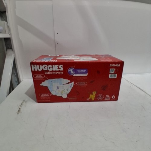 84PK HUGGIES LITTLE MOVERS DIAPERS - SIZE 6 (35+ LBS) image 2