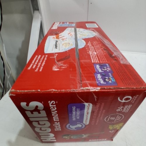 84PK HUGGIES LITTLE MOVERS DIAPERS - SIZE 6 (35+ LBS) image 3