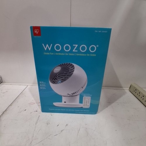 IRIS WOOZOO 5-SPEED OSCILLATING GLOBE FAN - 82FT RANGE - WHITE (MODEL: PCF-SC15T-CT/2354207) image 4