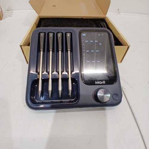 INKGRILL 4-PROBE SMART WIRELESS MEAT THERMOMETER WITH WIFI & BLUETOOTH - DIGITAL META THERMO FOR SMOKER, OVEN, BBQ & MORE - RECHARGABLE MAGNETIC BASE, BACKLIT SCREEN (MODEL: ING14) image 4