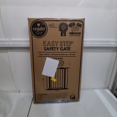 REGALO EASY STEP SAFETY GATE - 29"- 38.5" - WHITE (MODEL: 1160-DS) image 4