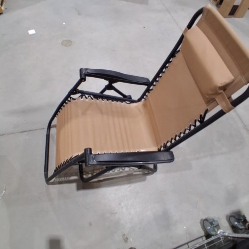 BALANCEFROM ADJUSTABLE ZERO GRAVITY LOUNGE CHAIR RECLINERS FOR PATIO - BEIGE image 2