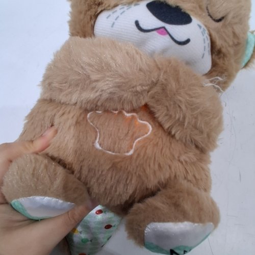 DD RETAILS BREATHING OTTER WITH MUSIC, SOUND, LIGHT, AND MOVEMENT - BROWN/BLUE/WHITE image 2