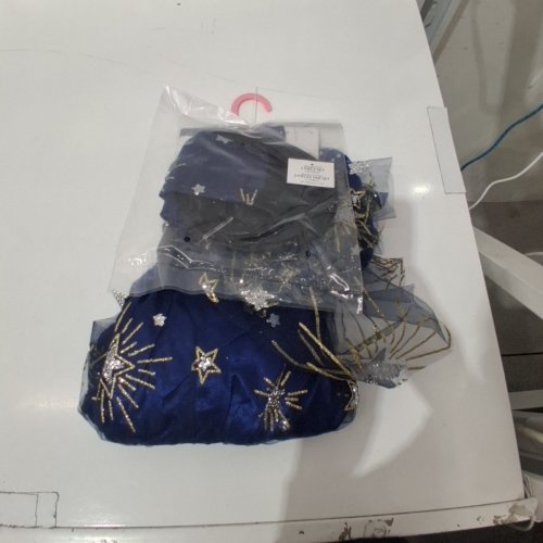 2PC GIRLS PALAMON MIDNIGHT WITCH COSTUME - SMALL (4-6) - BLUE/SILVER/GOLD (STYLE: 40971) image 2