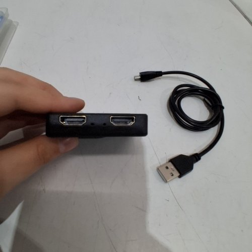 4K HDMI SPLITTER - 1 IN 2 OUT - MICRO USB POWERED - BLACK image 4