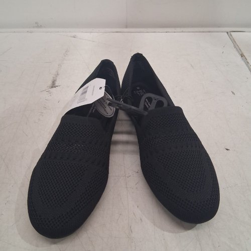 WOMEN'S TIME AND TRU BREATHABLE MEMORY FOAM CASUAL SLIP-ON FLAT SHOES - SIZE 6 - BLACK (STYLE: 22BAMBAM24) image 4