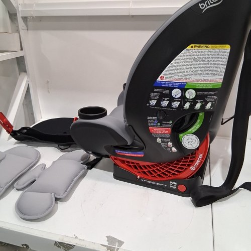 BRITAX ONE4LIFE CLICKTIGHT ALL‑IN‑ONE CONVERTIBLE CAR SEAT WITH REAR‑FACING HIGH‑BACK BOOSTER, CLICKTIGHT INSTALLATION SAFECELL STEEL FRAME 15‑POSITION HARNESS MACHINE‑WASHABLE COVER - GREY (MODEL: E1C923N) image 4