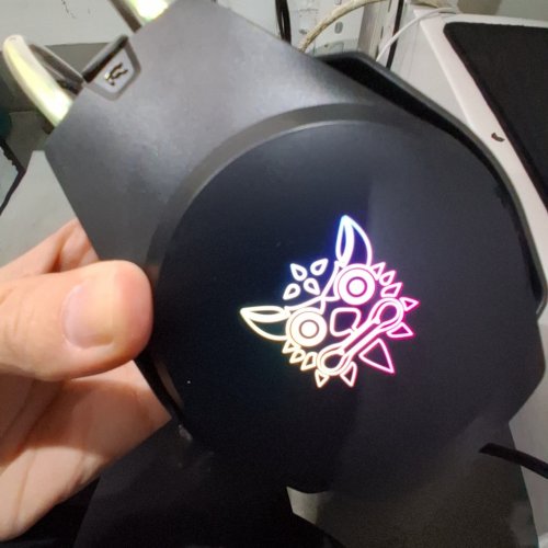 ONIKUMA ONITOON X26 WIRED GAMING HEADSET WITH RGB LIGHTS - BLACK image 2