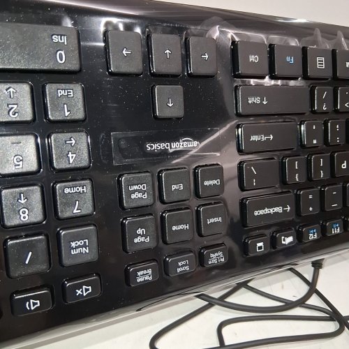 AMAZON BASICS MOUSE & KEYBOARD BUNDLE WIRED - BLACK (MODEL: B00B7GV802 image 5