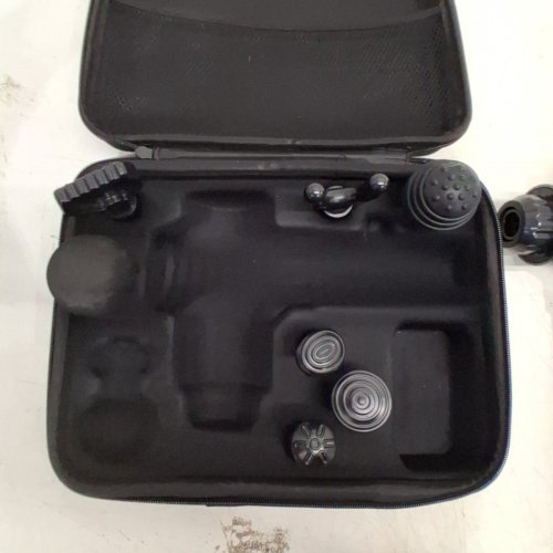 PERCUSSION MUSCLE MASSAGE GUN - 30-SPEED - BLACK image 4
