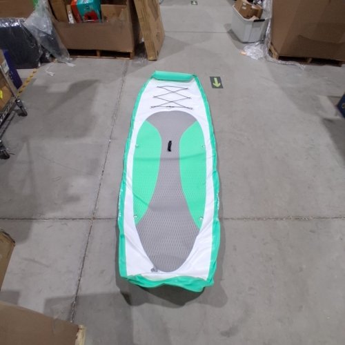 SERENELIFE PREMIUM INFLATABLE STAND-UP PADDLE BOARD WITH ACCESSORIES AND CARRYING STORAGE BAG - 10FT X 33'' X 6'' - GREEN (MODEL: SLSUPB12) image 3