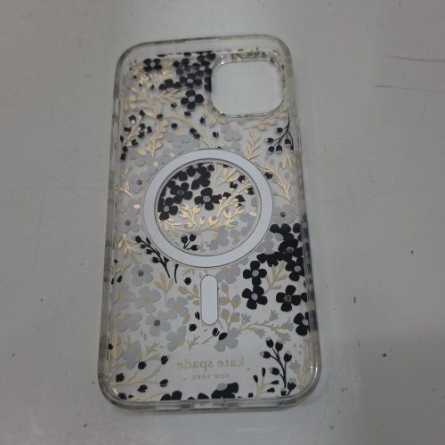 KATE SPADE PROTECTIVE PHONE CASE WITH MAGSAFE FOR IPHONE 14 PLUS/15 PLUS - BLACK/WHITE FLORAL image 4