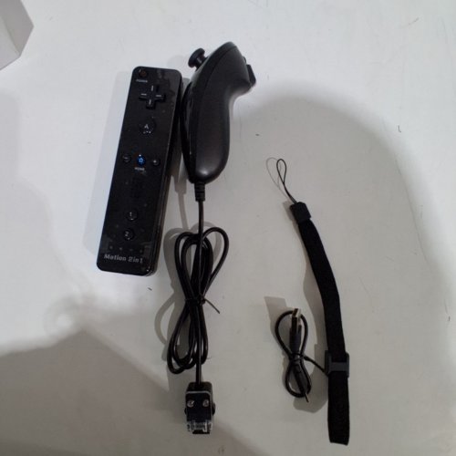 3PC MOTION 2IN1 GAME CONTROLLER WITH NUNCHUK - BLACK image 5