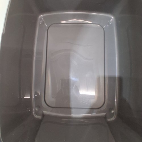 IRIS USA CAT LITTER BOX OPEN TOP CAT LITTER PAN - LARGE - DARK GREY image 4