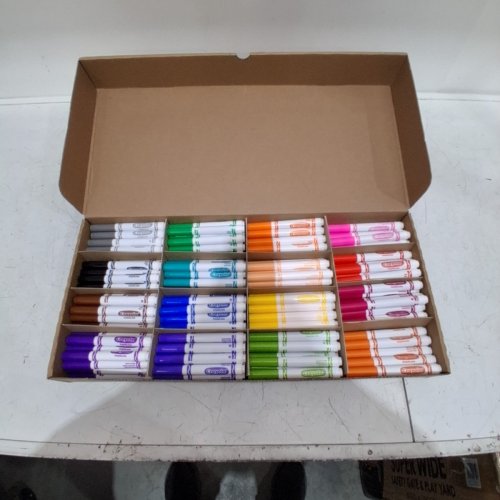256PK CRAYOLA MARKER BULK CLASSPACK 16 ASSORTED COLOURS - (MODEL:2919860) image 2