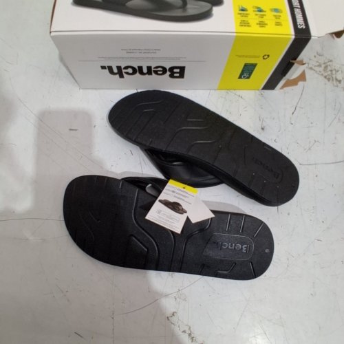 MEN'S BENCH COMFORT FLIP FLOPS - SIZE 9 - BLACK (STYLE : 1872039) image 3