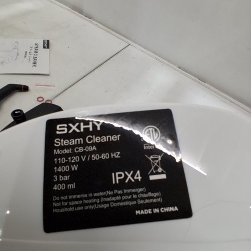 SXHY HANDHELD MULTI-PURPOSE PRESSURIZED STEAM CLEANER WITH 11 ATTACHMENTS - WHITE (MODEL: CB-09A) image 6