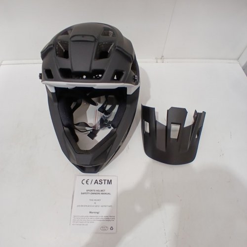 UNISEX ADULT'S ILM SPORTS HELMET FOR PEDAL CYCLIST / SKATEBOARDERS - MED - BLACK (MODEL: ZL-B068) image 2