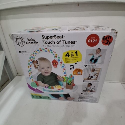 BABY EINSTEIN 4-IN-1 SUPERSEAT TOUCH OF TUNES BABY ACTIVITY SEAT - 6M TO 3Y - MULTICOLORED (MODEL: ‎16982 / 0121) image 5