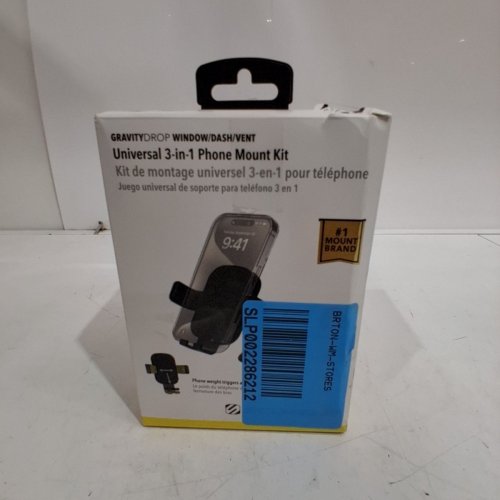 SCOSCHE UNIVERSAL GRAVITY DROP 3-IN-1 PHONE MOUNT KIT - BLACK (MODEL: GHWVD-SP) image 5