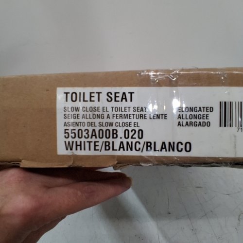 AMERICAN STANDARD CADET ELONGATED CLOSED-FRONT TOILET SEAT WITH SOFT CLOSE - WHITE (MODEL: 5503A00B.020) image 4