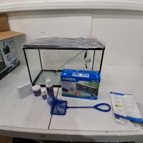 MARINA LED AQUARIUM KIT - 10GAL CAPACITY - 20" X 10" X 12.5" - CLEAR - (MODEL: 15256A1) image 3