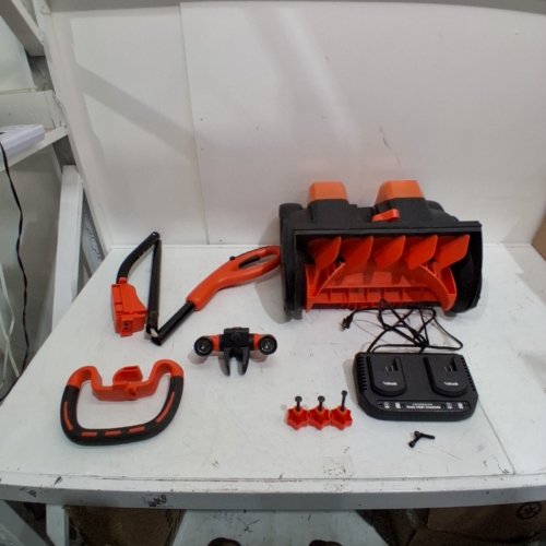 VOLTASK CORDLESS CORDLESS SNOW BLOWER *TOOL ONLY*- 16" - 48V - BLACK/ORANGE (MODEL: CSS004-160) image 2