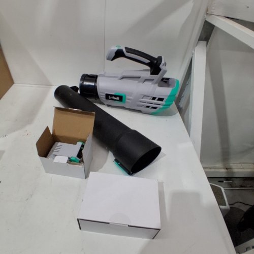 LITHELI 20V CORDLESS LEAF BLOWER BATTERY POWERED FOR CLEANING LEAVES-GREEN (MODEL:D07102150) image 3