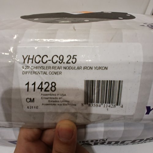 YUKON CHRYSLER REAR MODULAR IRON DIFFERENTIAL COVER - BLACK (MODEL: YHCC-C9.25) image 2