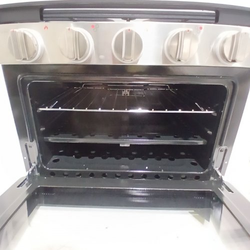 CAMPLUX PROPANE GAS RV RANGE OVEN WITH 3 BURNERS& GLASS TOP - 21.54" X 16.06" X 21.30" - STAINLESS STEEL (MODEL: RGS21MSF) image 9